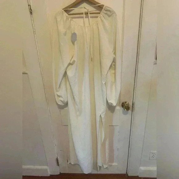 💞Hill House Simone Long Sleeve Maxi Dress in Coconut Milk Size XXL💞 - Picture 5 of 7